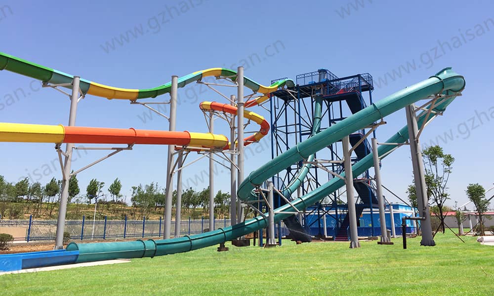 河南洛阳中赫梦幻水世界高速螺旋大回环组合 河南洛阳中赫梦幻水世界高速螺旋大回环组合